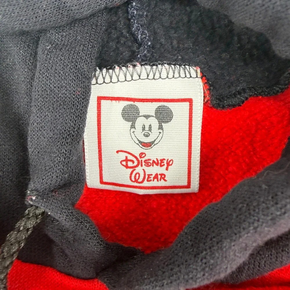 Vintage Toddler Boy Lot 12M Disney Mickey Mouse Hoodie Overalls Acid Wash Jeans
